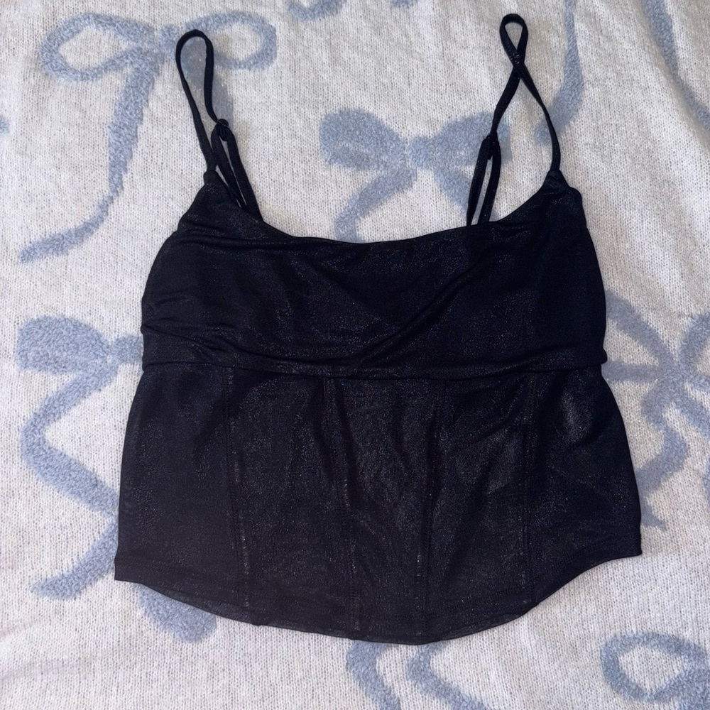 UO Urban Outfitters Hal Printed Mesh Cami